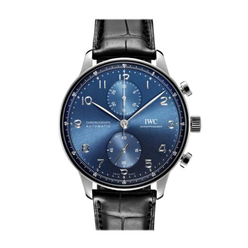 IWC Portuguese Chronograph Automatic Blue Dial Men's Watch IW371606