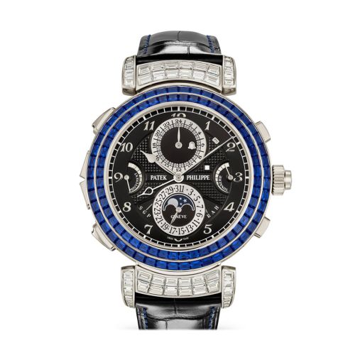 Patek Philippe Grand Complications Black Opaline Dial Watch 6300/401G-001