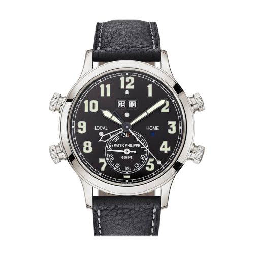 Patek Philippe Grand Complications Black Sunburst Dial Watch 5520P-001