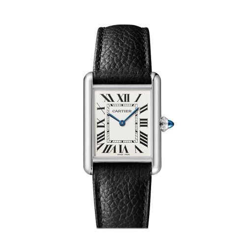 Cartier Tank Must Silver Dial Large Strap WSTA0041