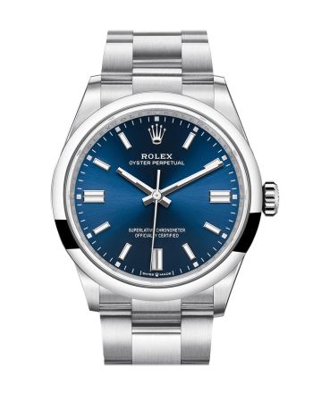 Rolex Oyster Perpetual 36 Blue Dial Oyster Bracelet Watch 126000