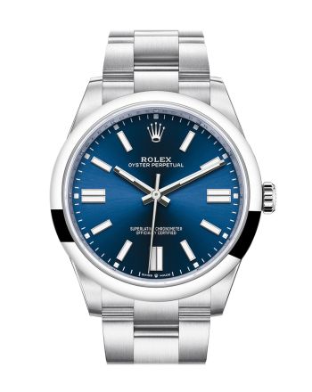 Rolex Oyster Perpetual 41 Blue Dial Oyster Bracelet Watch 124300