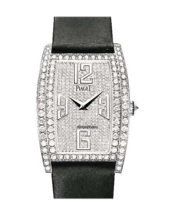 Piaget Limelight Tonneau WG Pave on Strap Watch G0A36193